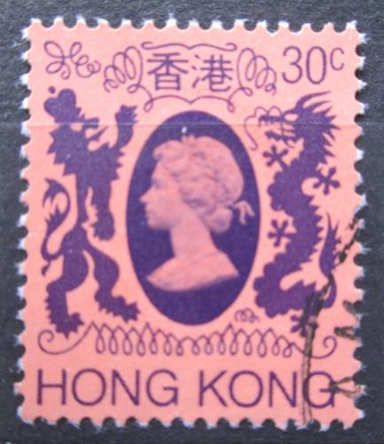 Poštová známka Hongkong 1982 Krá¾ovna Alžbeta II. Mi# 390