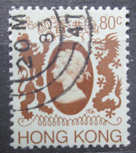 Poštová známka Hongkong 1982 Krá¾ovna Alžbeta II. Mi# 395