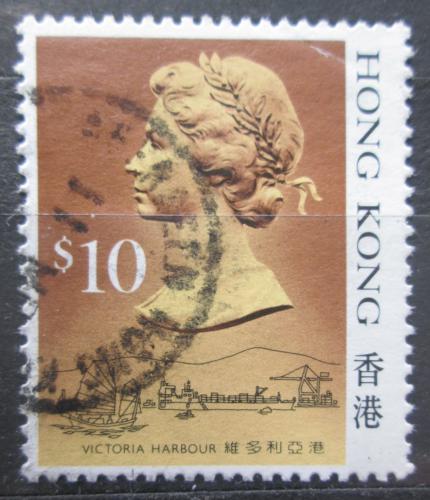 Poštová známka Hongkong 1987 Krá¾ovna Alžbeta II. Mi# 519 Kat 5€