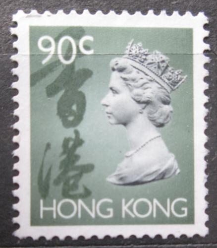 Poštová známka Hongkong 1992 Krá¾ovna Alžbeta II. Mi# 659