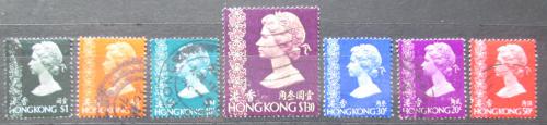 Poštové známky Hongkong 1973-76 Krá¾ovna Alžbeta II. Mi# N/N