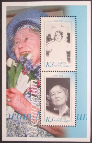 Poštové známky Papua Nová Guinea 2002 Krá¾ovna Alžbeta II. Mi# Block 22
