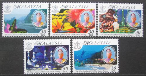 Poštové známky Malajsie 1999 Korunovace sultána z Pahangu Mi# A 814 A-E