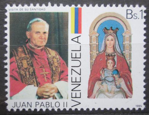 Poštová známka Venezuela 1985 Papež Jan Pavel II. Mi# 2289