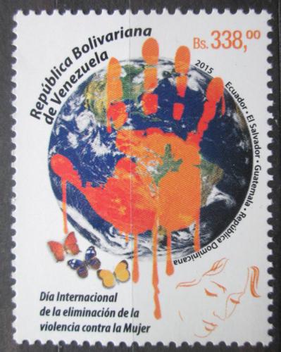 Poštová známka Venezuela 2015 Boj proti násilí na ženách Mi# 4374 Kat 5€