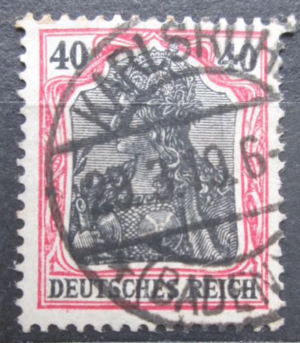 Poštová známka Nemecko 1902 Germania Mi# 75