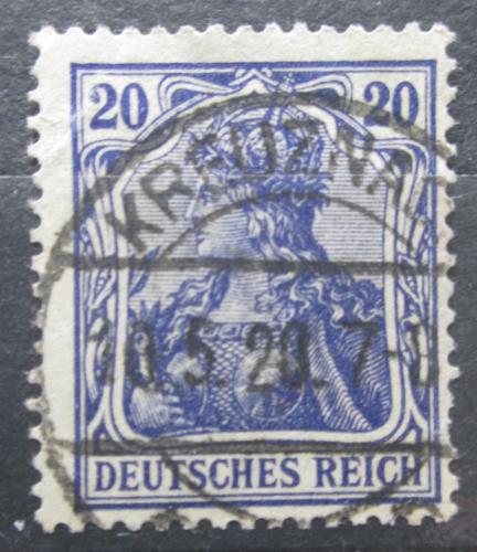 Poštová známka Nemecko 1905 Germania Mi# 87 I
