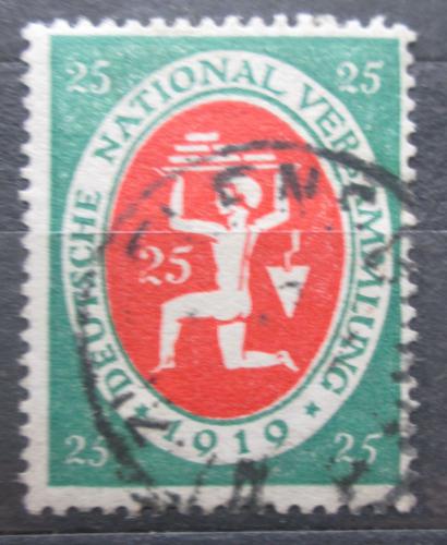 Poštová známka Nemecko 1919 Zedník Mi# 109