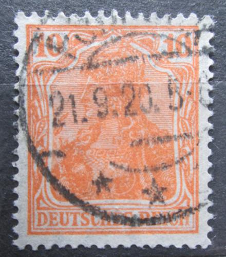Poštová známka Nemecko 1920 Germania Mi# 141
