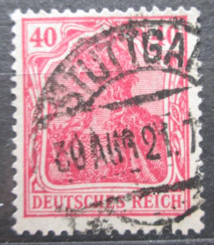Poštová známka Nemecko 1920 Germania Mi# 145 a II