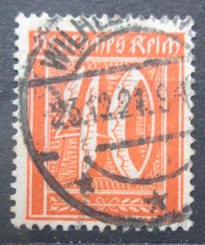 Poštová známka Nemecko 1921 Nominálna hodnota Mi# 163