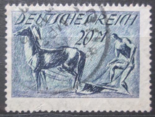 Poštová známka Nemecko 1921 Pluhaø Mi# 176