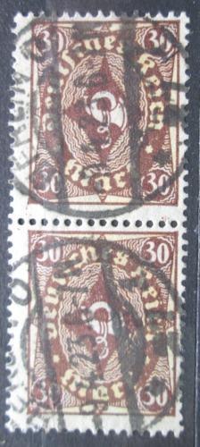 Poštové známky Nemecko 1922 Poštovní roh pár Mi# 208