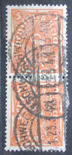 Poštové známky Nemecko 1922 Poštovní roh pár Mi# 227