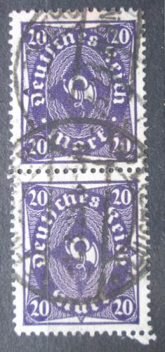 Poštové známky Nemecko 1922 Poštovní roh pár Mi# 230