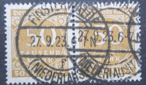 Potov znmky Nemecko 1923 Nominlna hodnota pr Mi# 275