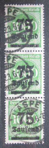 Poštové známky Nemecko 1923 Nominálna hodnota pretlaè Mi# 288 Kat 7.50€