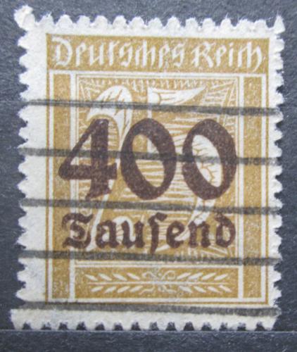 Poštová známka Nemecko 1923 Nominálna hodnota pretlaè Mi# 298 Kat 6€