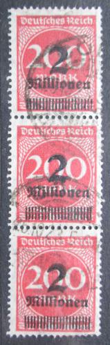 Poštové známky Nemecko 1923 Nominálna hodnota pretlaè Mi# 309 Kat 8.40€