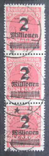 Poštové známky Nemecko 1923 Nominálna hodnota pretlaè Mi# 312 Kat 6€