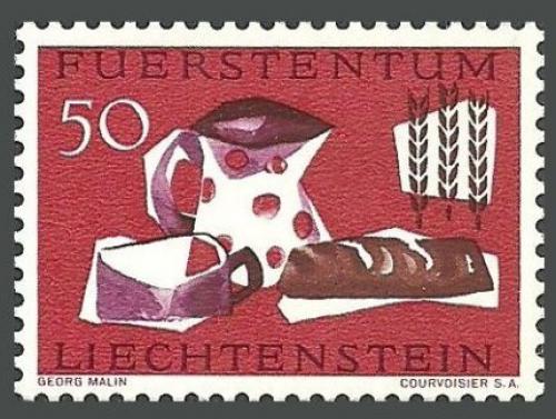 Poštová známka Lichtenštajnsko 1963 Boj proti hladu Mi# 432