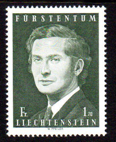 Poštová známka Lichtenštajnsko 1974 Korunní princ Hans-Adam Mi# 615