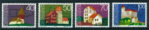 Poštové známky Lichtenštajnsko 1975 Architektúra Mi# 630-33