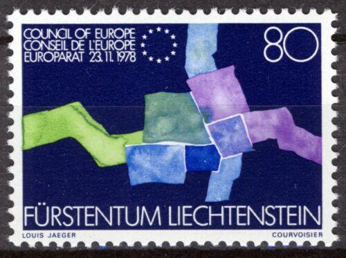 Poštová známka Lichtenštajnsko 1979 Vstup do Evropské rady Mi# 729