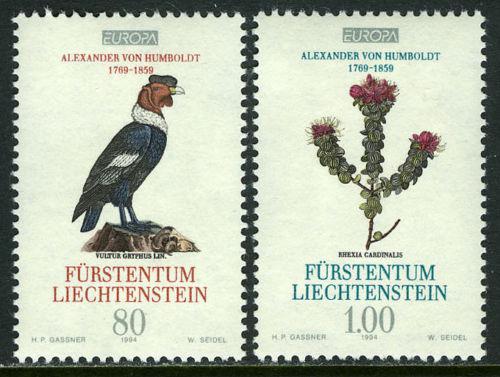 Poštové známky Lichtenštajnsko 1994 Európa CEPT, objavy Mi# 1079-80