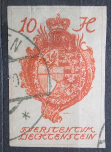Potovn znmka Lichtentejnsko 1920 Znak knectv Mi# 18 Kat 8.50