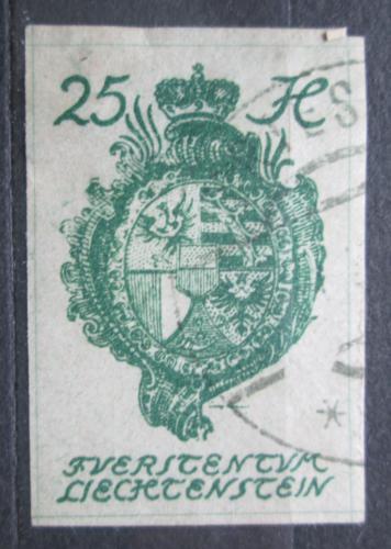 Potovn znmka Lichtentejnsko 1920 Znak knectv Mi# 21 Kat 8