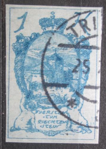 Poštová známka Lichtenštajnsko 1920 Zámek Vaduz Mi# 24 Kat 8€