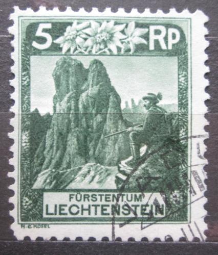 Poštová známka Lichtenštajnsko 1930 Skály Mi# 95