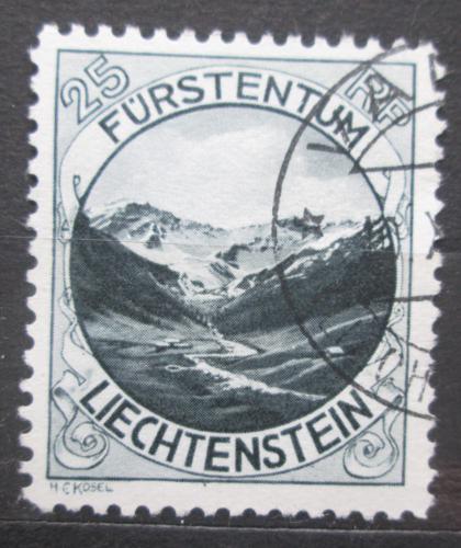 Poštová známka Lichtenštajnsko 1930 Naafkopf Mi# 98 Kat 50€