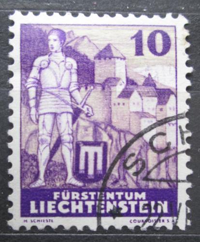 Poštová známka Lichtenštajnsko 1937 Zámek Vaduz Mi# 158