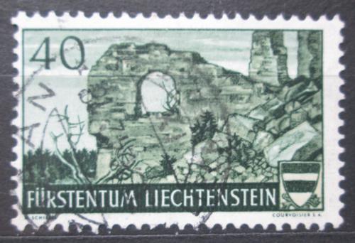 Poštová známka Lichtenštajnsko 1937 Ruiny Neu-Schellenberg Mi# 163