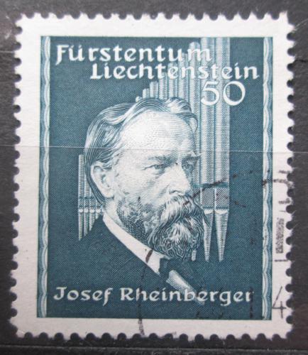 Poštová známka Lichtenštajnsko 1939 Josef Rheinberger, skladatel Mi# 172 Kat 8€
