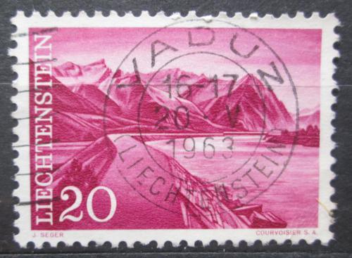 Poštová známka Lichtenštajnsko 1959 Rheindamm Mi# 382