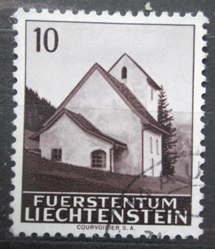 Potov znmka Lichtentajnsko 1964 Kaple, vianoce Mi# 445