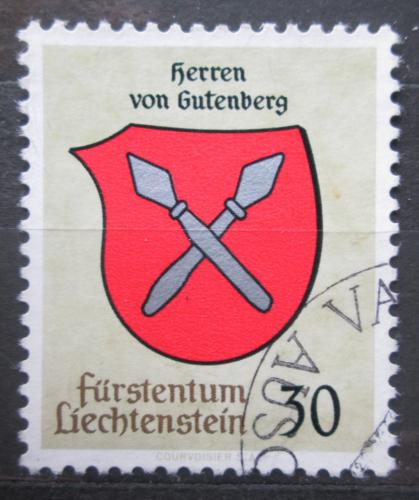 Potov znmka Lichtentajnsko 1965 Erb Gutenberg Mi# 451