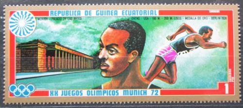 Poštovní známka Rovníková Guinea 1972 LOH Mnichov, bìh Mi# 81