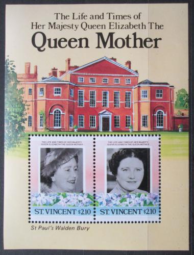 Poštové známky Svätý Vincent 1985 Krá¾ovna Matka Alžbeta Mi# Block 19