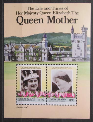 Poštové známky Svätý Vincent Union 1985 Krá¾ovna Matka Alžbeta Mi# Block 1