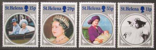 Poštové známky Svätá Helena 1985 Krá¾ovna Matka Alžbeta Mi# 418-21