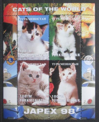 Poštové známky Turkménsko 1998 Maèky Mi# N/N