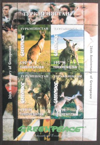 Poštové známky Turkménsko 1998 Klokany Mi# N/N