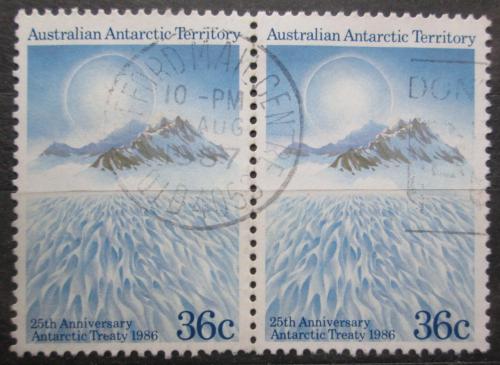 Poštové známky Australská Antarktída 1986 Hora prince Charlese pár Mi# 73