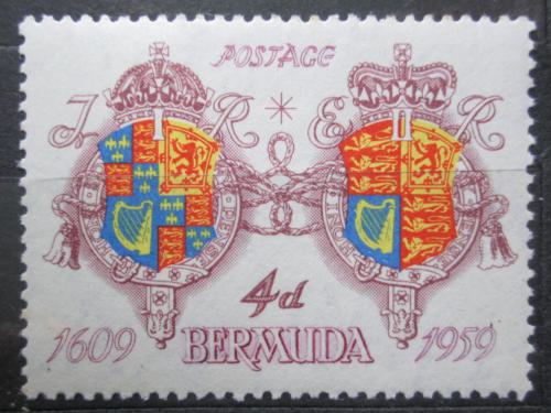 Poštová známka Bermudy 1959 Krá¾ovský erb Mi# 158