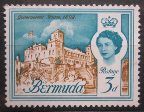 Poštová známka Bermudy 1962 Vládní budova v Hamiltonu Mi# 164 X