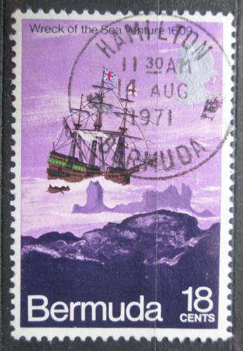 Poštová známka Bermudy 1971 Plachetnice Sea Venture Mi# 271